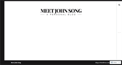 Desktop Screenshot of meetjohnsong.com